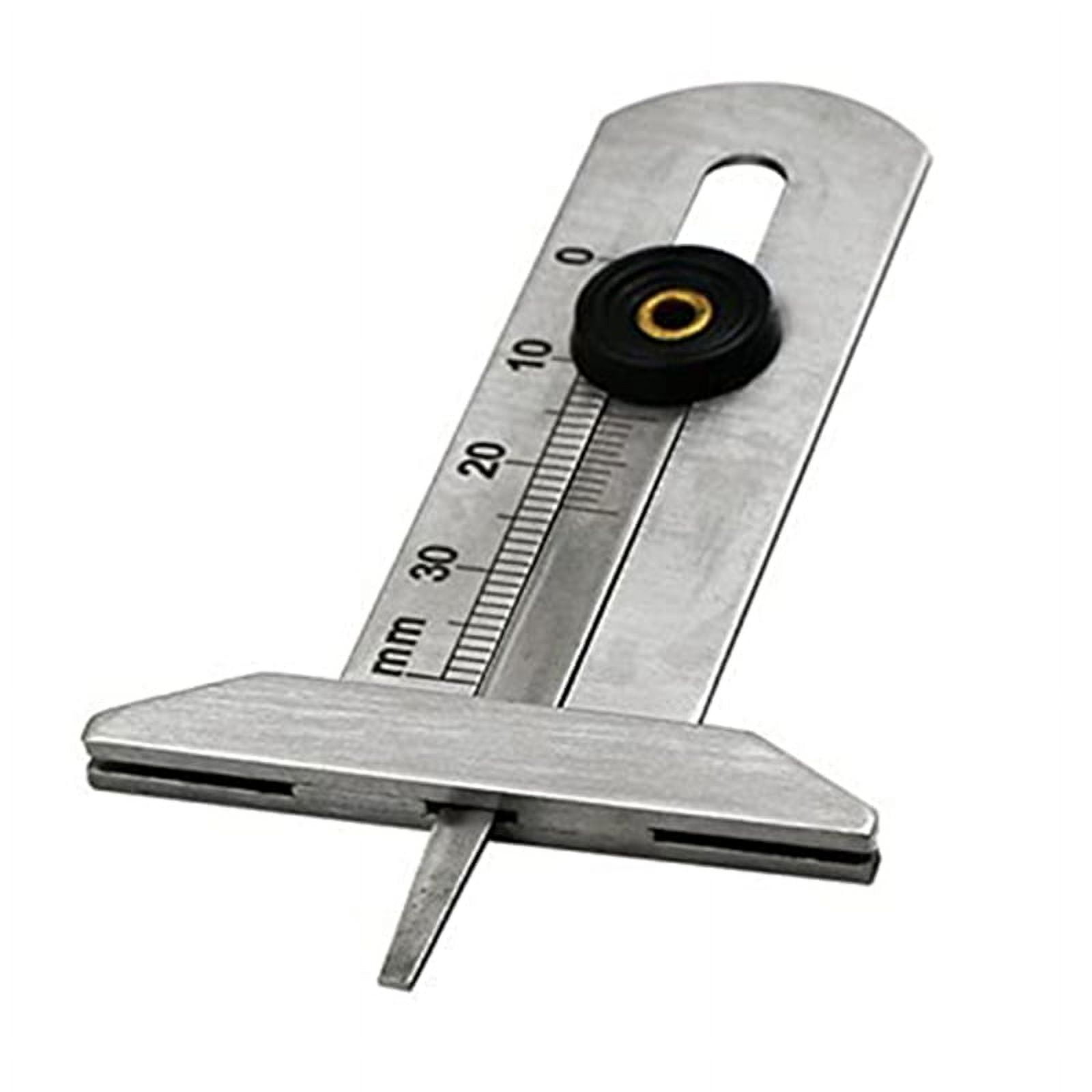 Stainless Steel Car Tyre Tread Depth Gauge 0-30mm Caliper Depth ...
