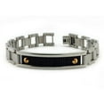 thumbnail image 1 of Stainless Steel Carbon Fiber ID Bracelet, 1 of 1