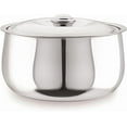 thumbnail image 1 of Stainless Steel Casserole, HotPot, chapati Box/chapati Container/hot case (4000 ml X-Large) - 258 x 258 x 165 mm, 1 of 6