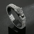thumbnail image 1 of Stainless Steel Cast Animal Retro Personalized Bracelet, 1 of 2