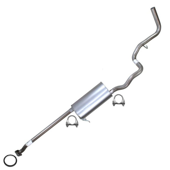 Northeastern Exhaust Intermediate Pipe, Muffler & Tail Pipe Fits 2004-2008 Ford Ranger 3.0L 126" WB - Direct Fit | Stainless Steel Complete System | Includes Gasket & Clamps
