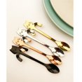 thumbnail image 1 of Stainless Steel Cat Coffee Tea Spoon Mini Long Handle Creative Kitchen Gadget, 1 of 5