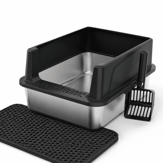 Stainless Steel Cat Litter Box Small Cats Metal