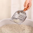 thumbnail image 1 of Stainless Steel Cat Litter Scoop Heavy Duty Metal Shovel with Fine Sifter Holes for Clumping and Tofu Litter, 1 of 4