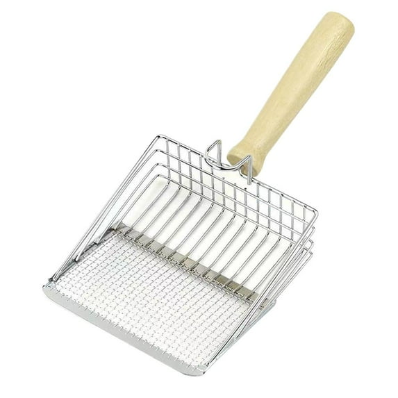 Stainless Steel Cat Litter Scoop for Easy Litter Box Cleaning, Lightweight and Multifunctional