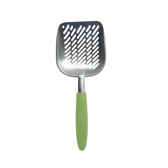 Stainless Steel Cat Litter Shovel with Fine Holes for Easy Cleaning Durable Pet Waste Scoop for Efficient Debris Removal