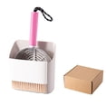 thumbnail image 1 of Stainless Steel Cat Litter with Integrated Holder for Quick Sifting and Non-Stick Waste Removal Featuring Grid System, 1 of 4