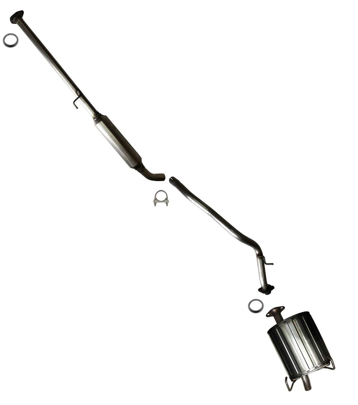 Stainless Steel Cat back Exhaust System Kit fits 1997-2001 HONDA CRV 2.0L