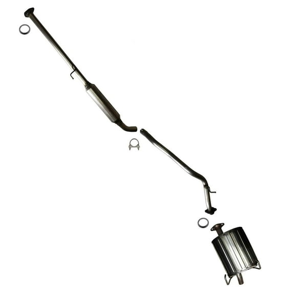 Stainless Steel Cat back Exhaust System Kit fits 1997-2001 HONDA CRV 2.0L