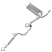 Stainless Steel Catalytic Back Exhaust System Kit Fits 2010 2013 Mazda 3 2.0L Direct Fit