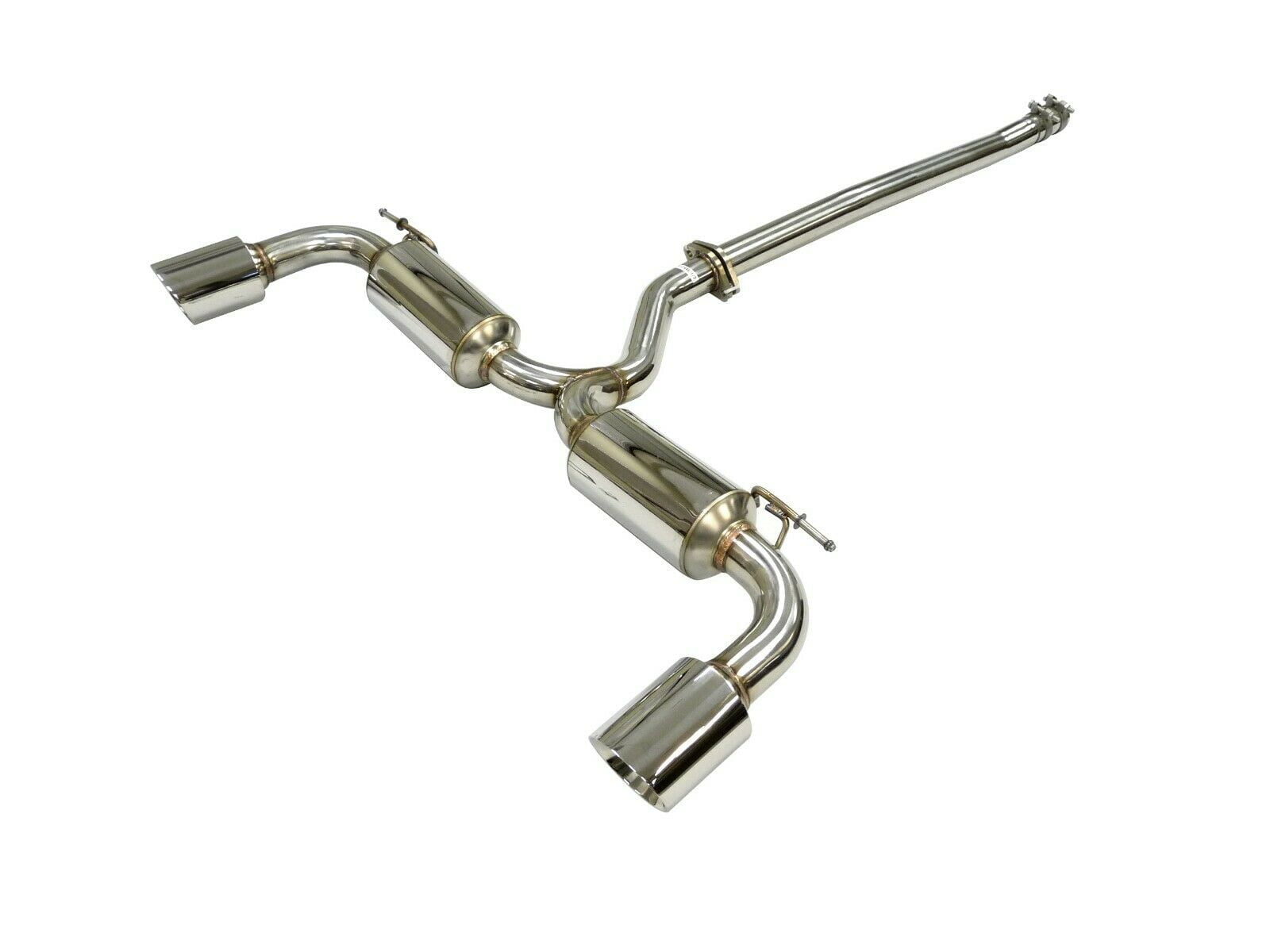 Stainless Steel Catback Exhaust Fits 2011 to 2016 Mini Cooper R60 Countryman S AWD FWD By Becker