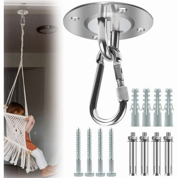 Stainless Steel Ceiling Hook Ceiling Mount 500KG Capacity 180Rotation Suspension