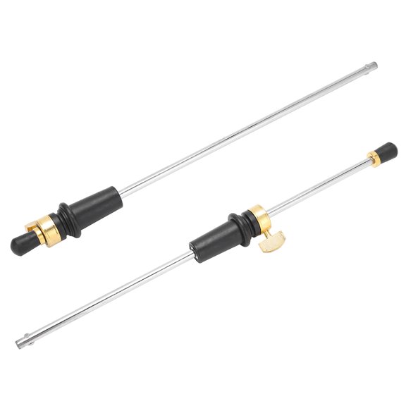 Stainless Steel Cello Tailrod for 1/2 Size Violin Family - Adjustable End Pin Support Rod, 15.9 Inch Length