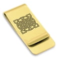 thumbnail image 1 of Stainless Steel Celtic Sailor's Knot Classic Slim Money Clip Credit Card Holder, 1 of 2