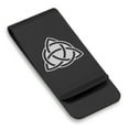thumbnail image 1 of Stainless Steel Celtic Triquetra Trinity Knot Classic Slim Money Clip Credit Card Holder, 1 of 2