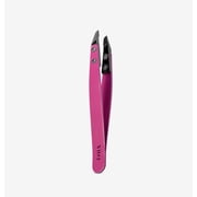 Stainless Steel Tweezer with Ceramic Slant Tip, Pink