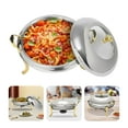 thumbnail image 1 of Stainless Steel Chafer Chafing Dish Set Buffet Catering Food Warmer & Lid Gold, 1 of 22
