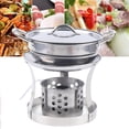 thumbnail image 1 of Stainless Steel Chafing Dish Warming Container Food Warmer with Lid Alcohol Stove, 1 of 8