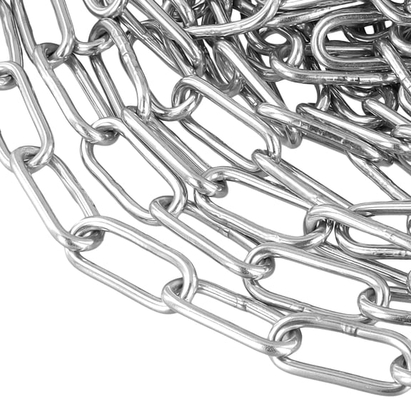 Stainless Steel Chain 2mm x 98.4 Feet Heavy Duty Coil Chain