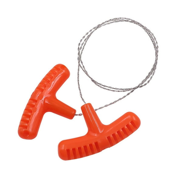 Stainless Steel Chain Saw, Pocket Wire Saw, Portable Emergency Rope Saw for Hunting Mountaineering Outdoors Survival