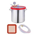 thumbnail image 1 of Stainless Steel Chamber Pressure Pot Resin Casting Vacuum Chamber Degassing 3 Gallon 12L, 1 of 8