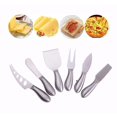 thumbnail image 1 of Stainless Steel Cheese Butter Knife Non-slip Anti-rust Butter Spreader Knives for Home, 1 of 5