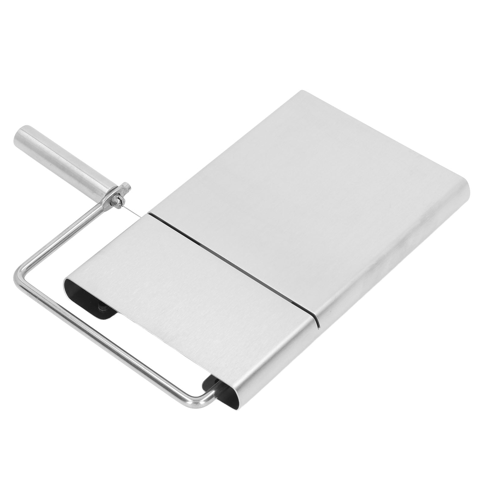 Stainless Steel Cheese Cutter, Grid Tick Marks Corrosion Multipurpose Cheese Board Food Cutter