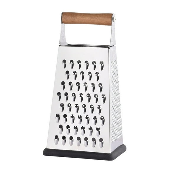 Stainless Steel Cheese Grater 4 Sided Handheld Box Grater,Kitchen Potato Shredders for Hashs Brown,Hard Cheese Gingers