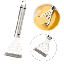Stainless Steel Cheese Grater Kitchen Grater Peeler Slicer with Interchangeable Lemon Zester for Vegetable Fruit Chocolate