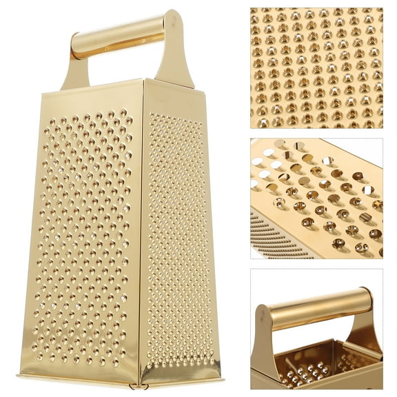 ETHZZLE Families Grater Golden Kitchen Tool 1Set 9.4X4.5X3.5in