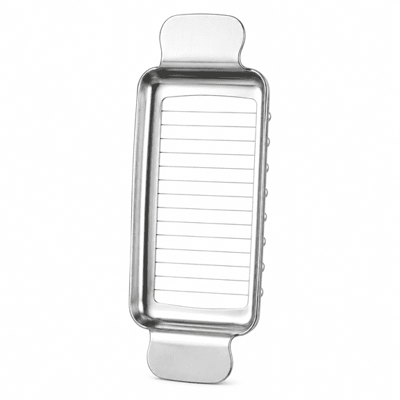 Stainless Steel Cheese Slicer and Butter Cutter, Professional Handheld Slicer with Tension Wire for Goose Liver and Block Cheese, Heavy-Duty Kitchen Tool for Baking and Charcuterie Boards