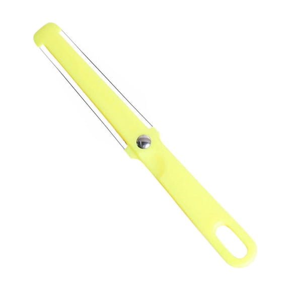 Stainless Steel Cheese Slicer Dual Sided Cheese Plane Cutter Portable Cheese Slicing Tool For Home Cooking(Yellow-22.6X2.3Cm)
