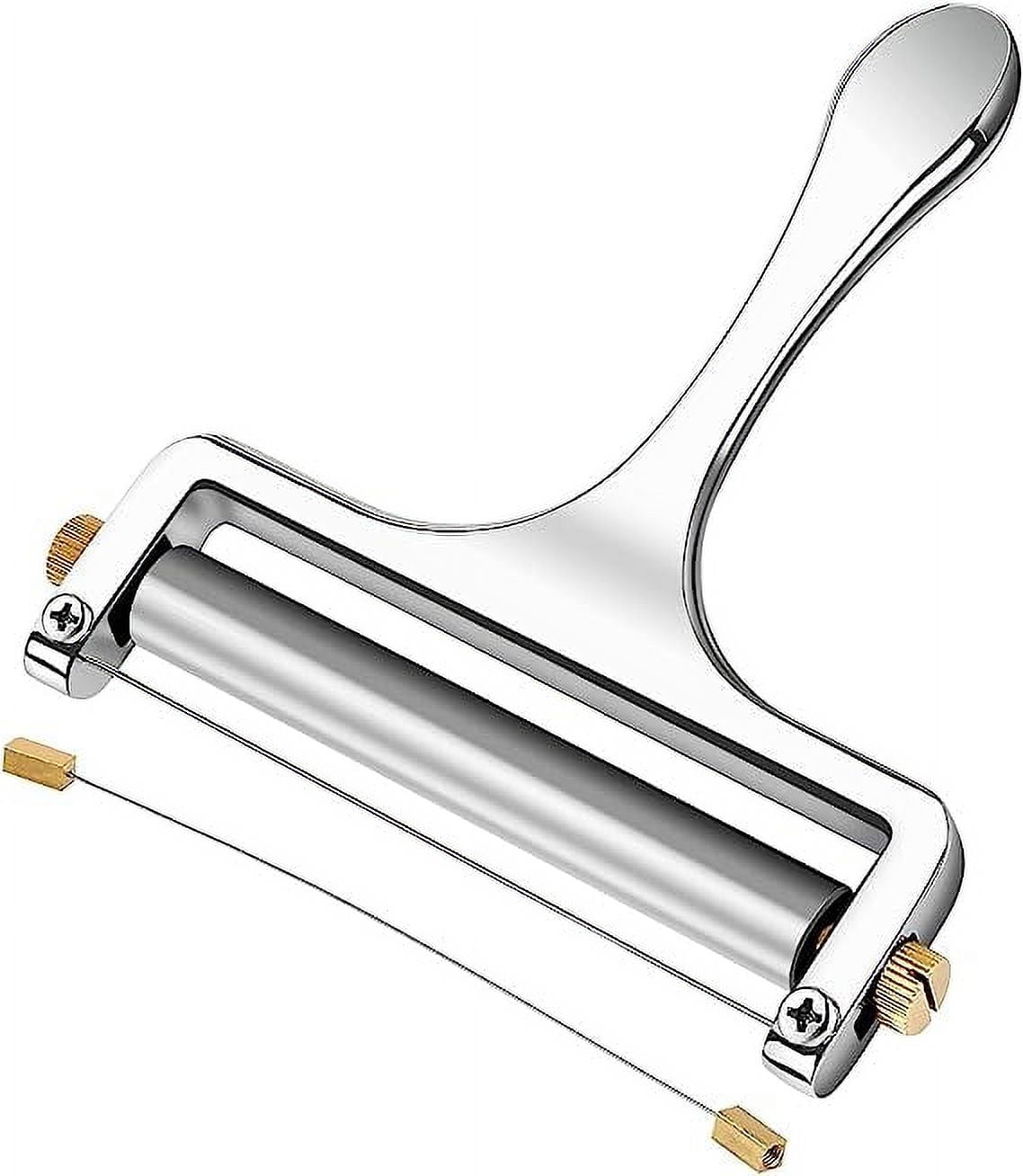 Stainless Steel Cheese Slicer, Heavy Duty Adjustable Thickness Wire Cheese Cutter Perfectly for Kitchen Cooking Topulars - Walmart.com