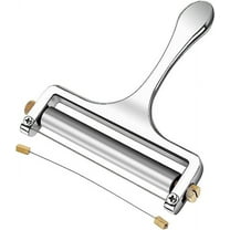 Stainless Steel Cheese Slicer, Heavy Duty Adjustable Thickness Wire Cheese Cutter Perfectly for Kitchen Cooking Topulars