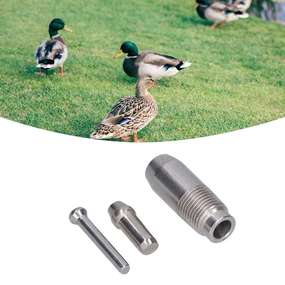 Stainless Steel Chicken Nipple Drinkers 10-Pack Poultry Waterer For Chickens Ducks Birds