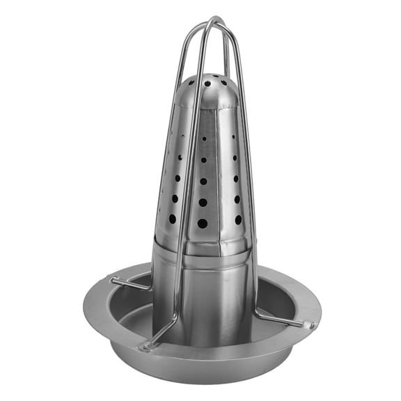 Stainless Steel Chicken Roaster Rack For BBQ, Even Heat, Durable Detachable, Perfect For Turkey!