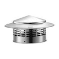 thumbnail image 1 of Stainless Steel Chimney Cap Cover with Screen - 360° Grille Rainproof Rust Resistant Vent Topper for Roof Exhaust Hoods, 1 of 6