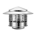 thumbnail image 1 of Stainless Steel Chimney Vent Cover Roof Rain Cap Chimney Topper with Screen Protector, 1 of 2