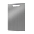 thumbnail image 1 of Stainless Steel Chopping Boards for Kitchen, Stainless Steel Cutting Board, Long-lasting Metal Cutting Board, Food Chopping Boards, for Meat Vegetables Fruits Bread, 1 of 7