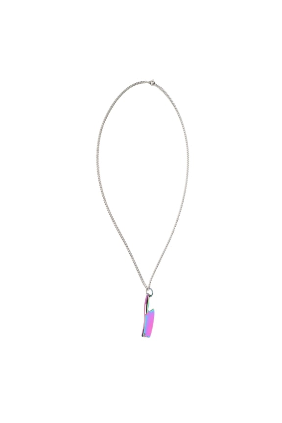 Stainless Steel Chopping Knife Pendant Necklace for Men Fashionable Necklace Jewelry(Multi Color )