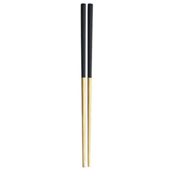 Stainless Steel Chopsticks - Reusable Multicolor Lightweight 304 Metal Chopsticks Square Lightweight Non-Slip Chop Sticks Dishwasher Safe Home Gift