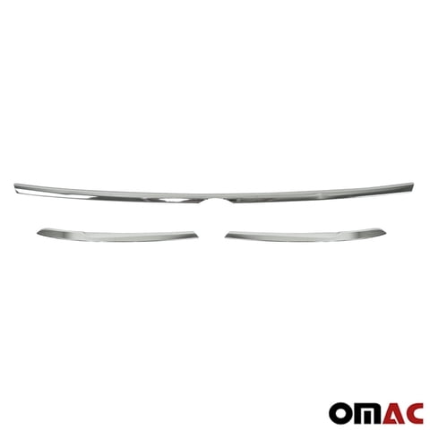 Stainless Steel Chrome Headlight Upper Front Bumper Trim for VOLKSWAGEN Tiguan 2018-2022