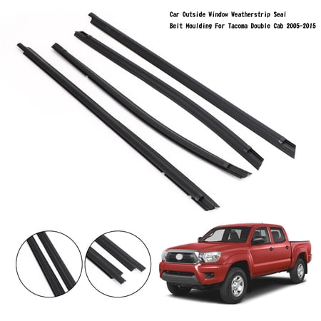 Stainless Steel Chrome Pillar Post Trim For Chevy Silverado GMC Sierra 2014-2018