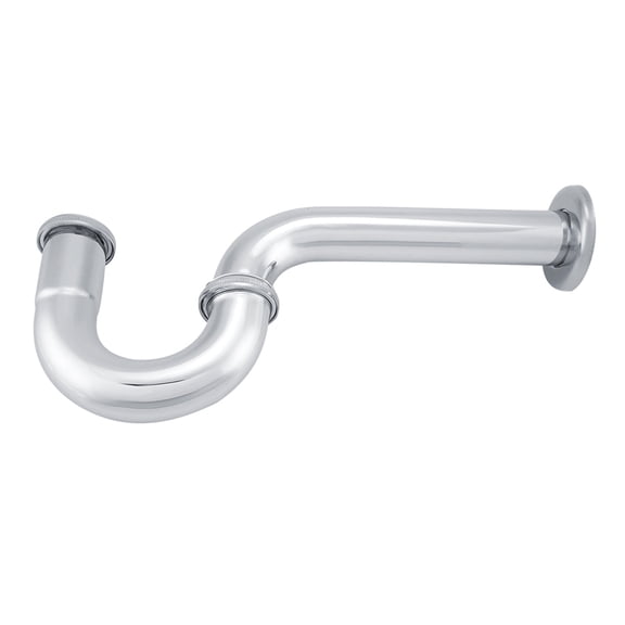 Durable & Rustproof Waste Disposal Solution for Kitchen & Bathroom Sinks Chrome-Plated Stainless Steel P-Trap