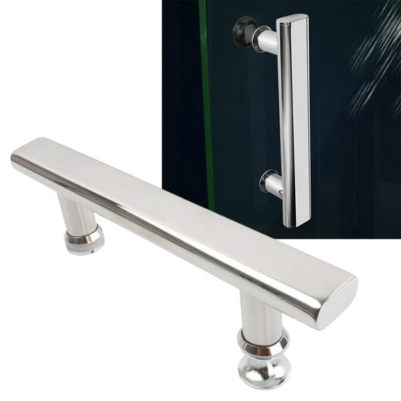 Stainless Steel Chrome Shower Door Handles Or Knobs for Shower Enclosures 225mm