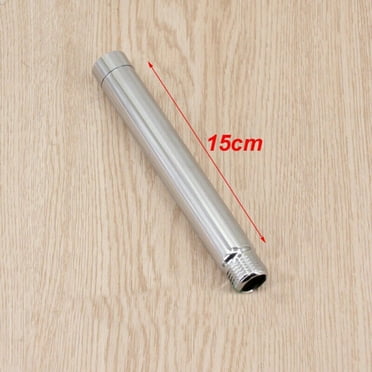 Stainless Steel Chrome Shower Head Extension Pipe Adjustable Shower Arm