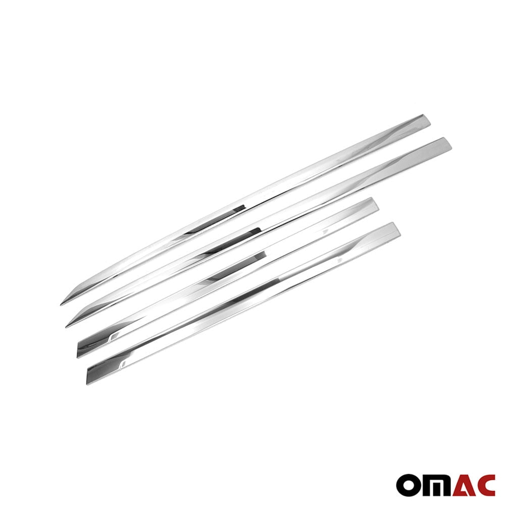 Stainless Steel Chrome Side Body Molding Protector Double Sliding Door