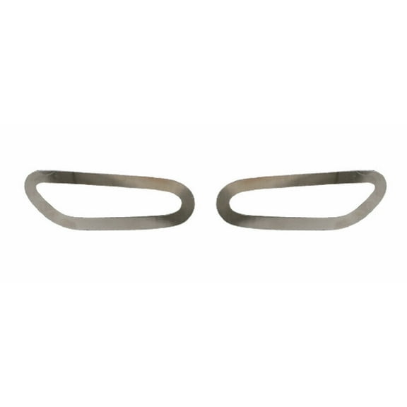 Stainless Steel Chrome Side Indicator Light Lamp Surround Rim 2 Pcs. for BMW X1 2013-2015