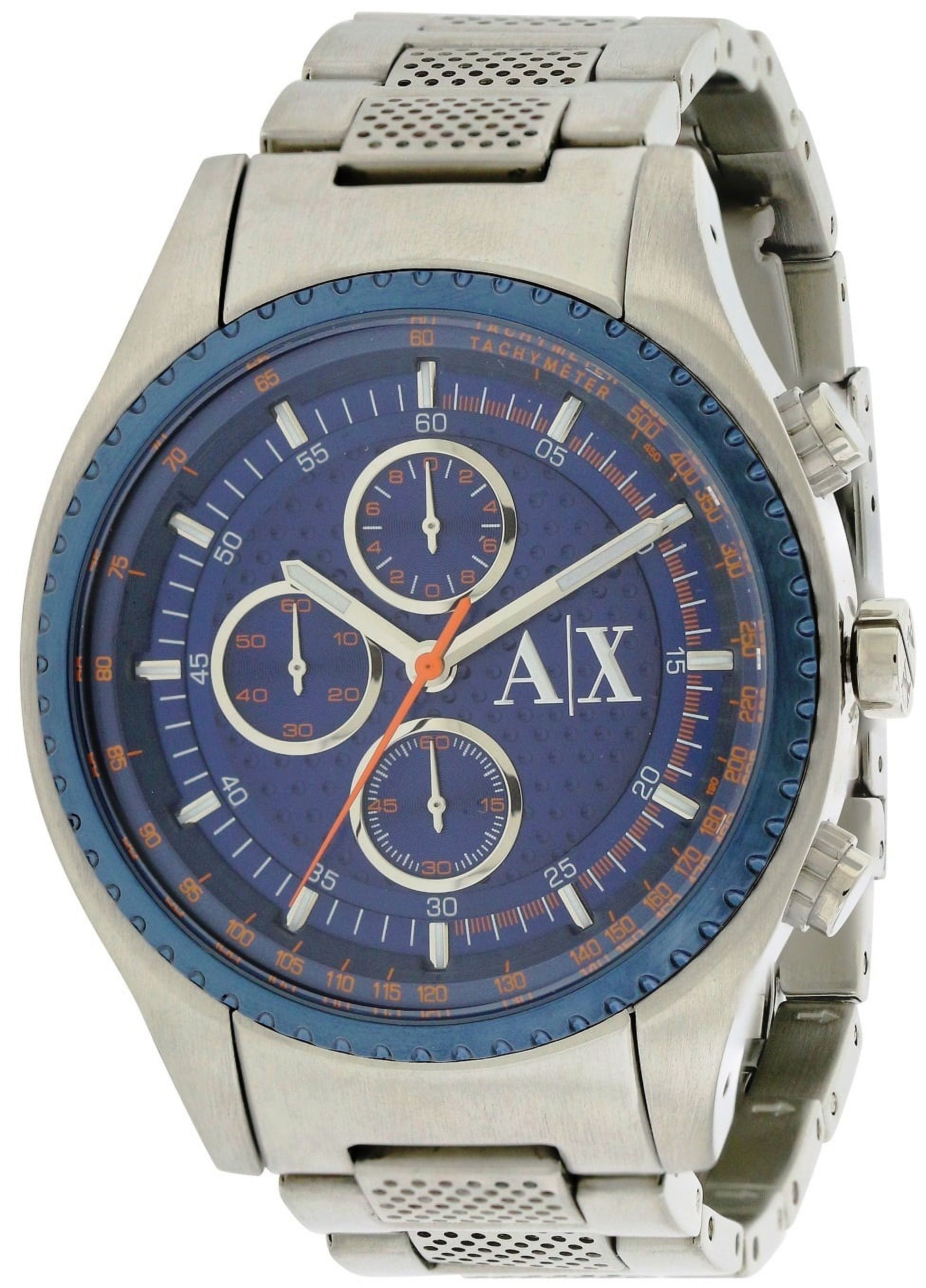 Stainless Steel Chronograph Mens Watch AX1607 - Walmart.com