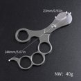 thumbnail image 1 of Stainless Steel Cigar Scissors Cigar Cutter Cigar Cutter Cuban Cigar Accessories Cool Gadgets  Smoking Accessories (style two), 1 of 7